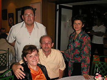 Stéphanie, Hélène, Michel et Jean-Marie