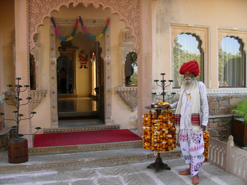 Ranakpur, entrée de l'hôtel