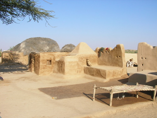 Désert de thar, village traditionnel