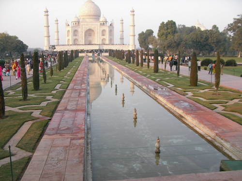 le Taj Mahal à Agra, symbole de l'amour