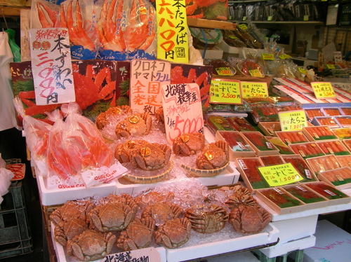 Etal de crustacés