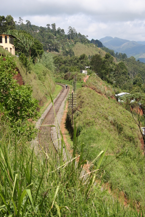 la voie ferrée colombo-kandy-nuwara eliya